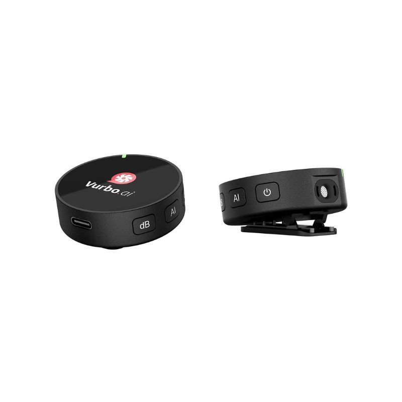 IPEVO AI Wireless Mic Duo