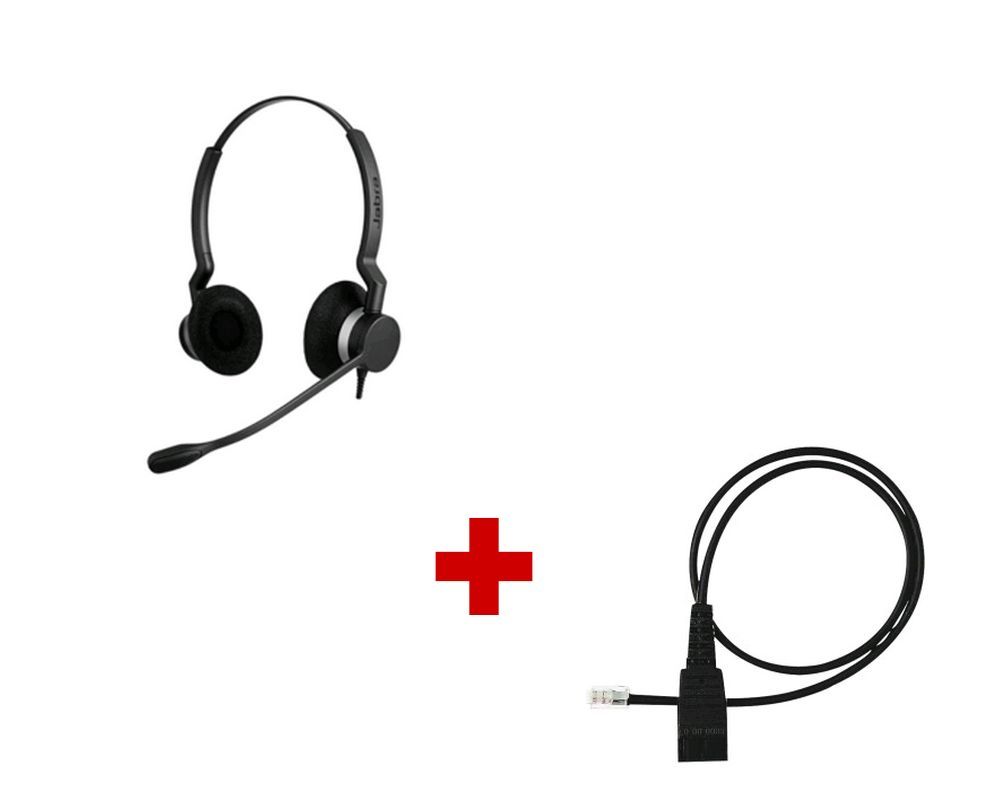 Jabra BIZ 2300 Duo + cordon de connexion standard