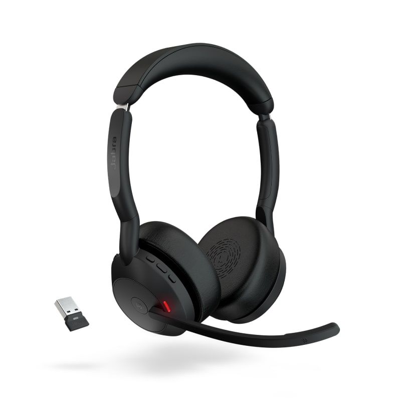Jabra Evolve2 55 stéréo MS + dongle Link380a Reconditionné