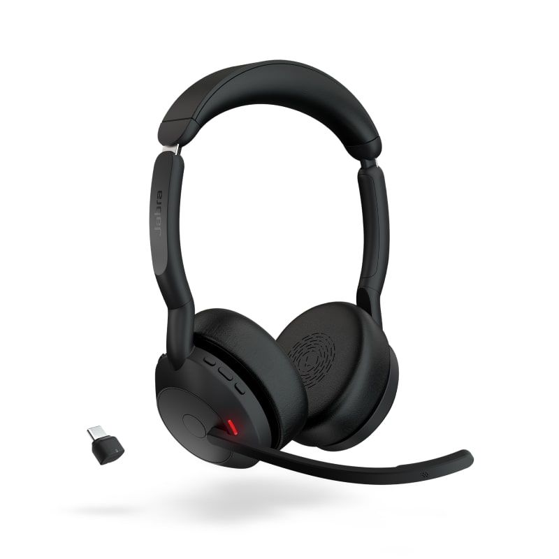 Jabra Evolve2 55 Stéréo UC + Dongle USB-C Link380