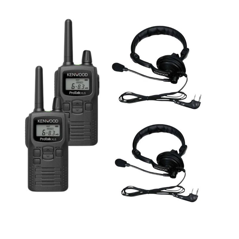 Pack 2x Kenwood PKT-300E + 2x micro-casques