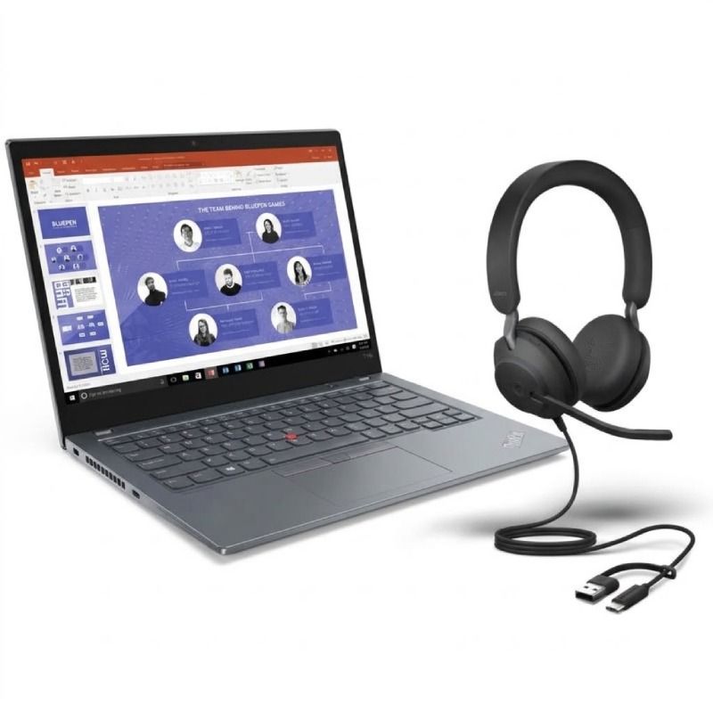 Kit de collaboration Lenovo ThinkPad T14s + Jabra Evolve2 40 SE UC