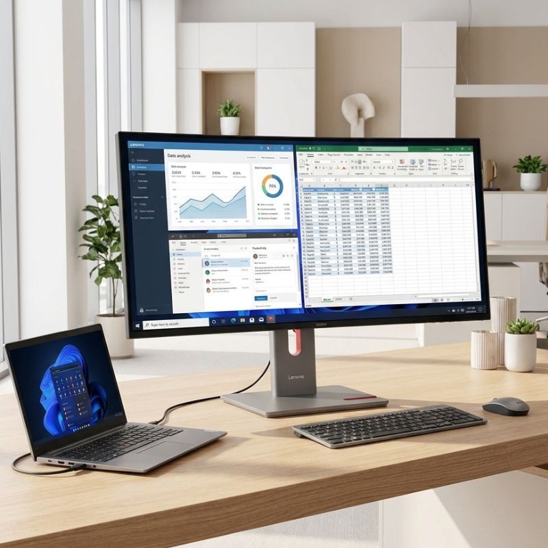 Lenovo ThinkVision P34WD-40 Écran incurvé 34''