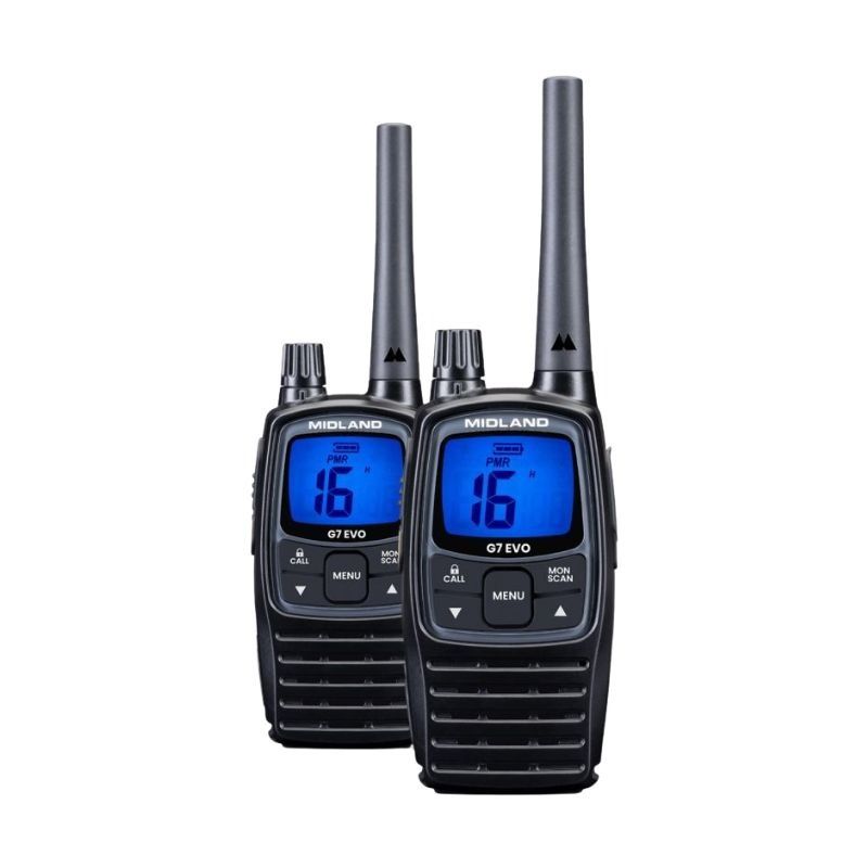 Midland G7 EVO Paire de 2 talkies-walkies PMR446