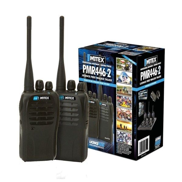 Talkie-walkie Mitex PMR446 - Pack de deux 