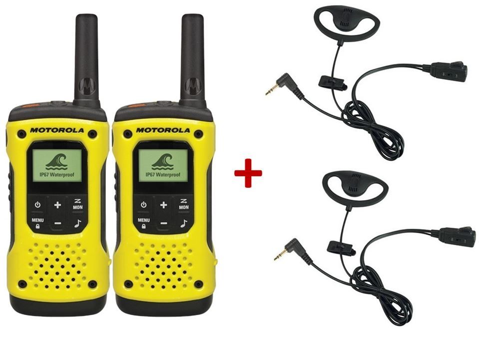 Pack de 2 Motorola T92 + 2 Kits Contours d'oreille