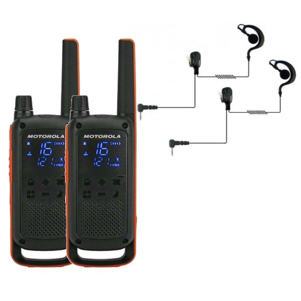 Pack de 2 Motorola TLKR T82 + Contours d'oreille