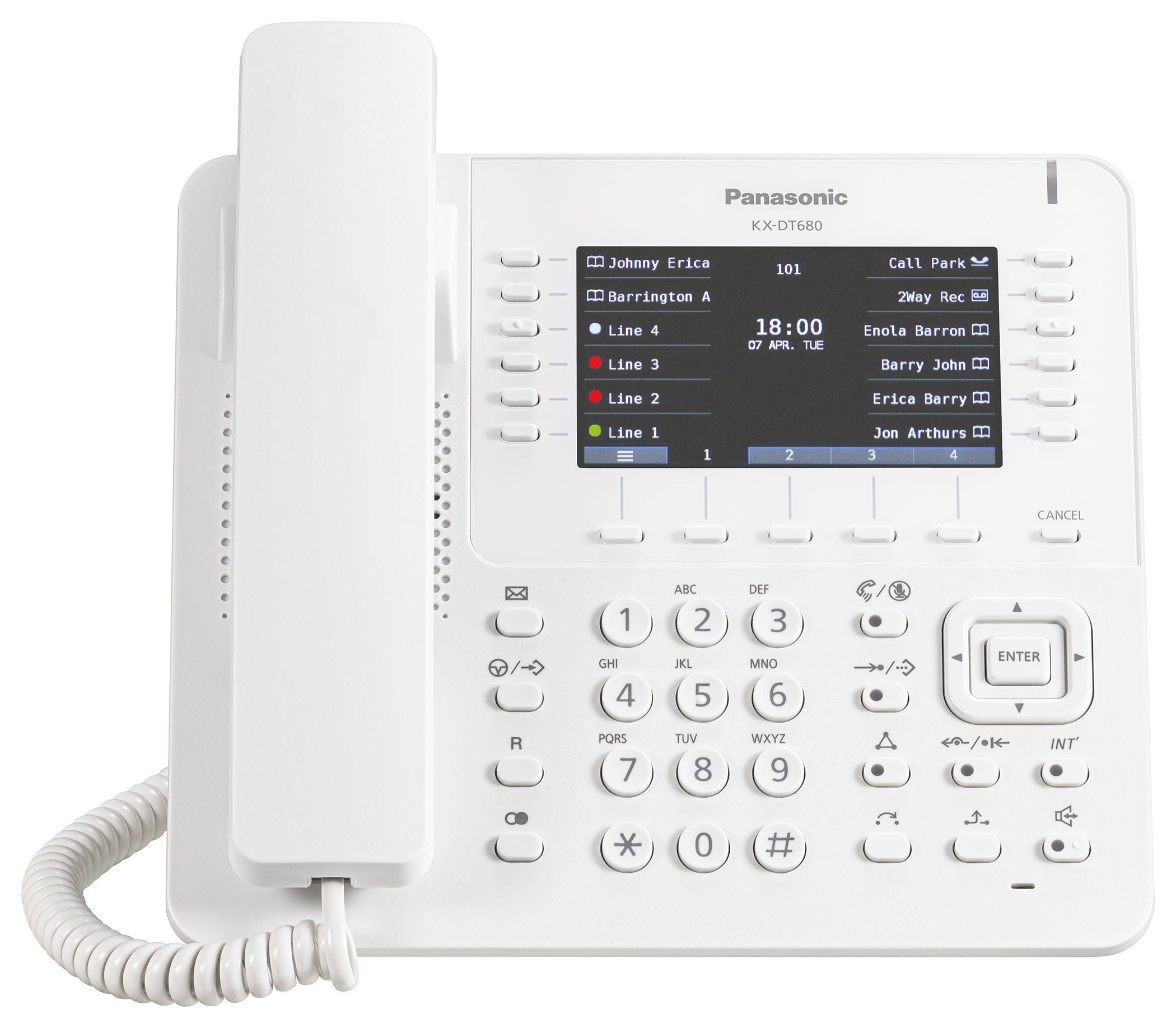 Panasonic KX-DT680 Blanc