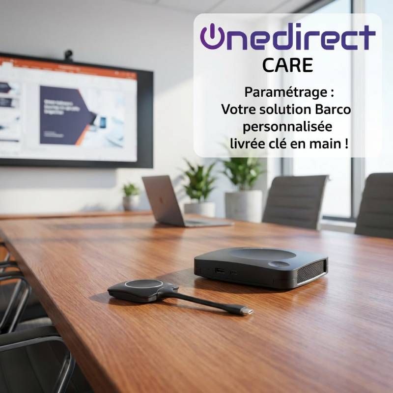 Onedirect Care Paramétrage : Votre solution Barco personnalisée  livrée clé en main
