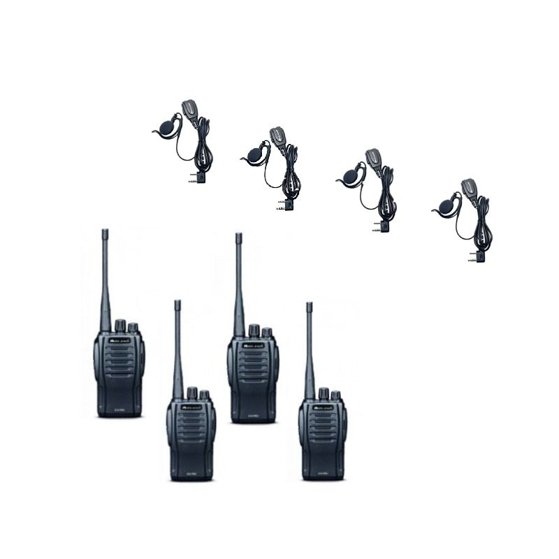 Pack 4 Midland G10 Pro + 4 micros BA21