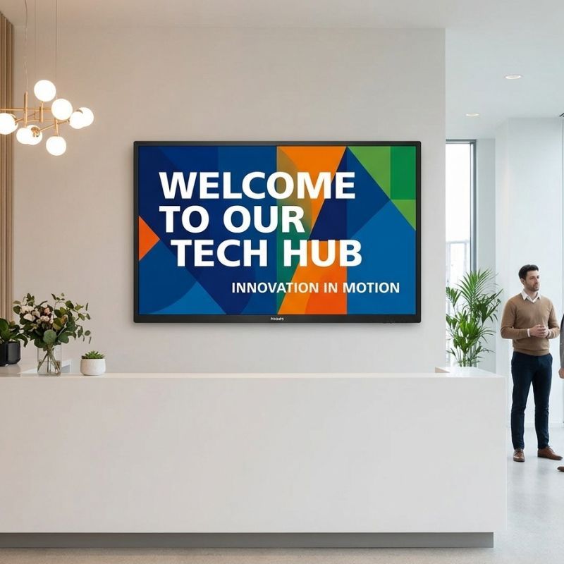 Pack Écran Philips D-Line 65" + support mural B-Tech