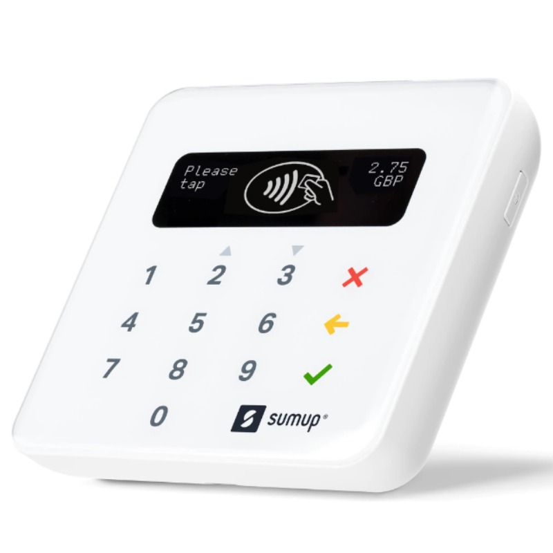 Terminal de paiement sans fil sumup air transactions rapides
