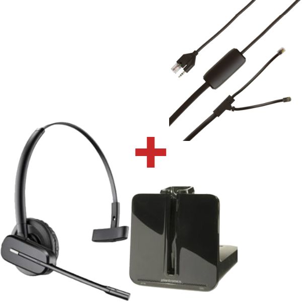 Pack Plantronics CS540 pour Polycom