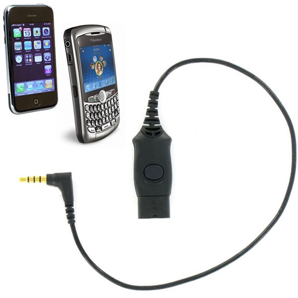Câble Plantronics MO300 pour Blackberry/iPhone