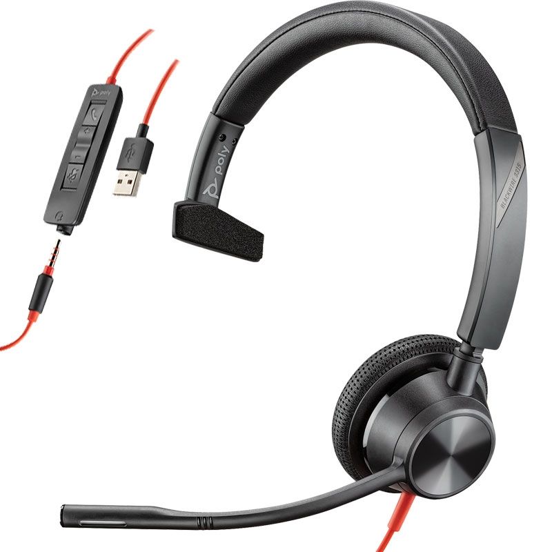 Poly - Plantronics Blackwire 3315 USB-A