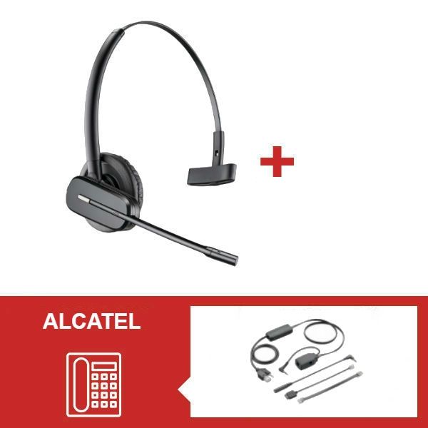 Pack Plantronics CS 540 pour télephone Alcatel Serie 8 et 9