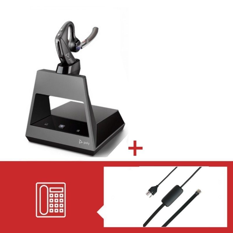 Pack Plantronics Voyager 5200 Office USB-C pour téléphone Avaya