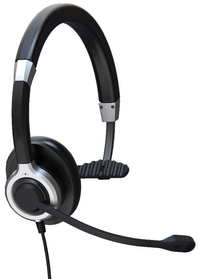 Casque Mono USB avec Annulation Active de bruit