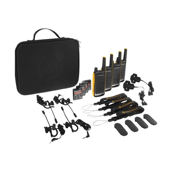 Pack de 4 Motorola T82 Extreme + Kits bodyguard