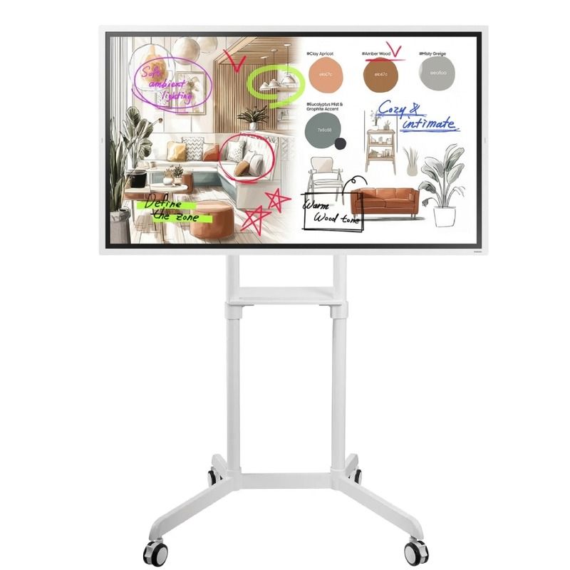 Pack Samsung Flip Pro 55" + Chariot Kimex – Écran interactif 4K mobile