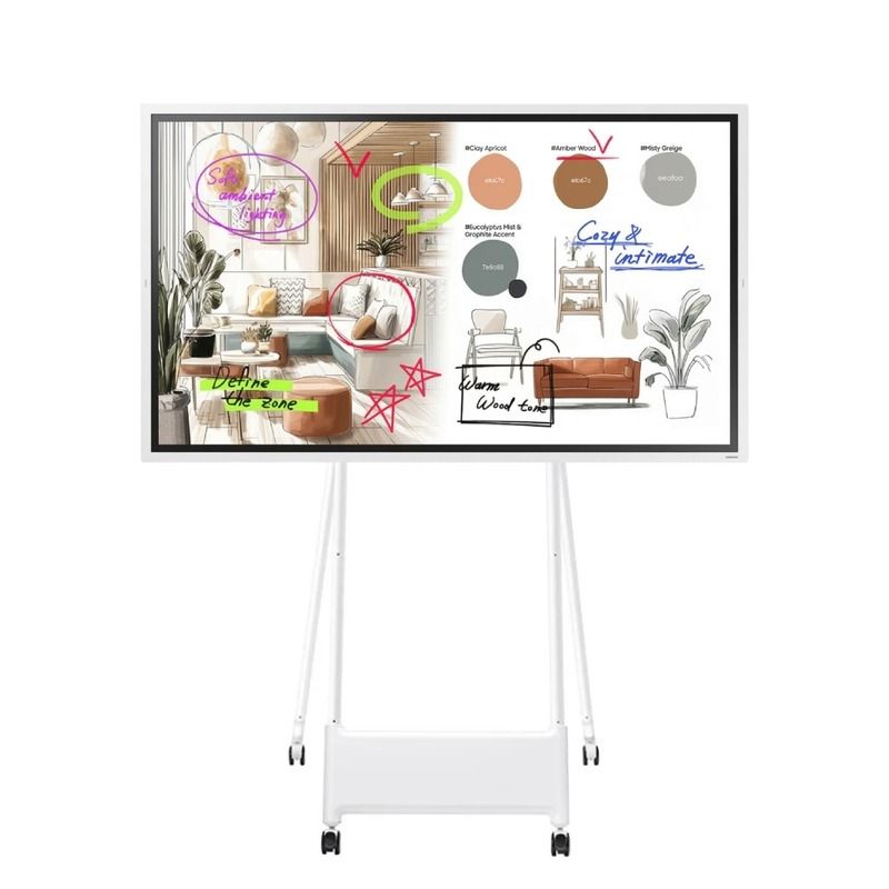 Pack Écran interactif Samsung Flip Pro WMFX 55'' + Support à roulettes