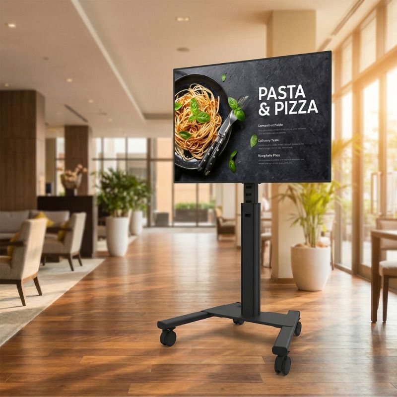 Pack écran 4K Samsung BE55FX-H 55'' + support mobile Neomounts