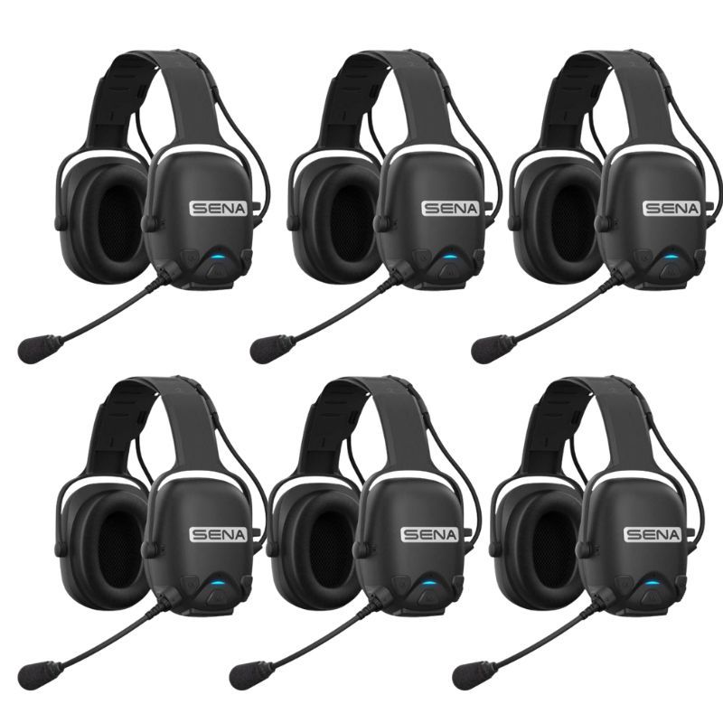 Pack de 6 casques Mesh Sena CAST-01