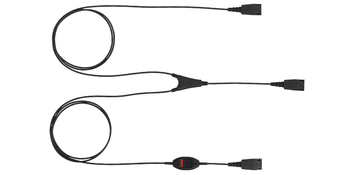 Jabra cordon QD Y avec bouton mute