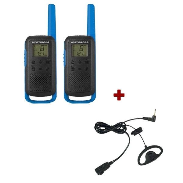 Pack de 2 Motorola T62 Bleu + Contour d'oreilles