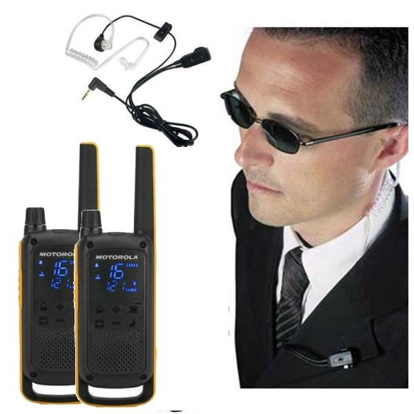 Motorola TLKR T82 Extreme + 2 Kits Bodyguards