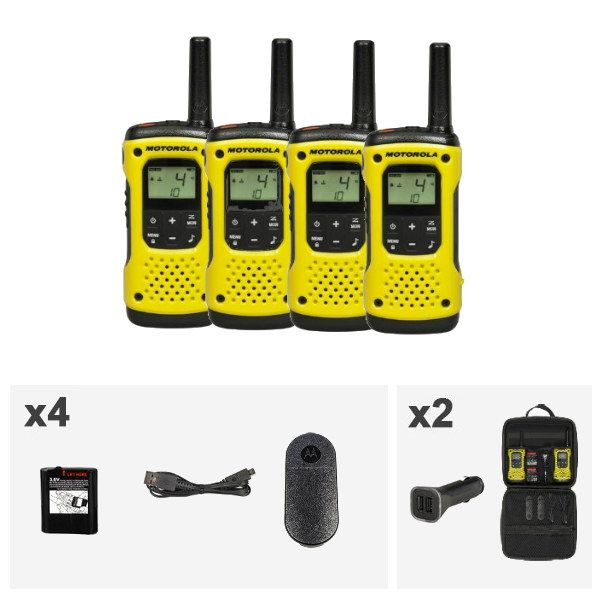 Motorola TLKR T92 H₂O - Quad Pack