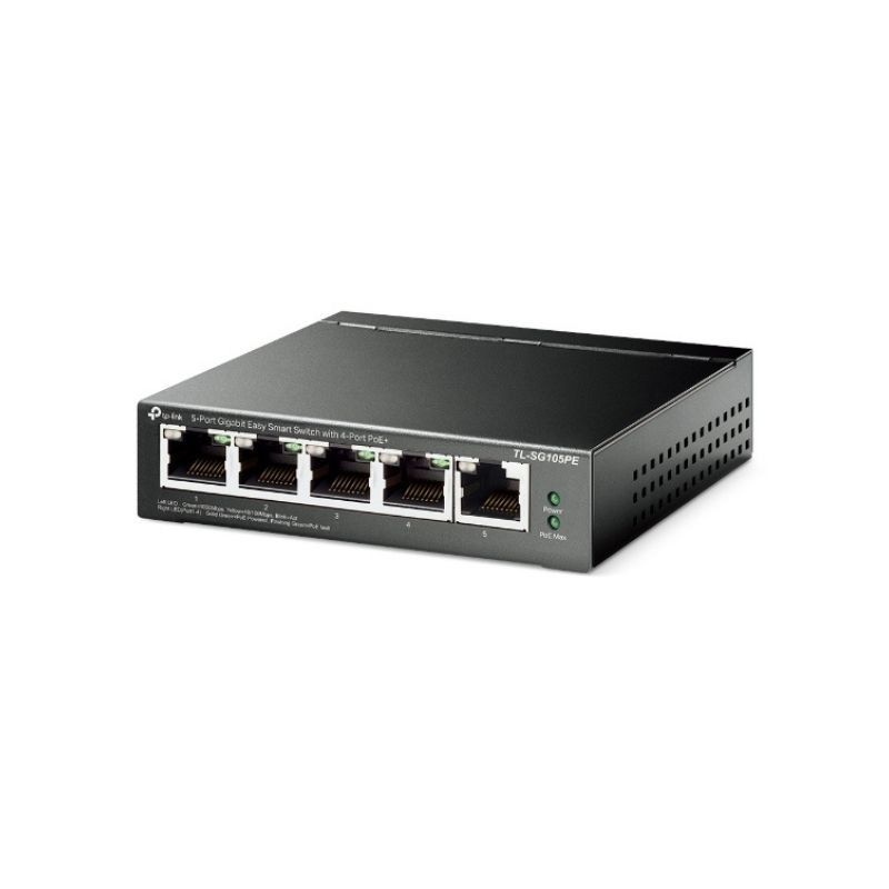 TP-Link TL-SG105PE Commutateur Gigabit 4 ports PoE+
