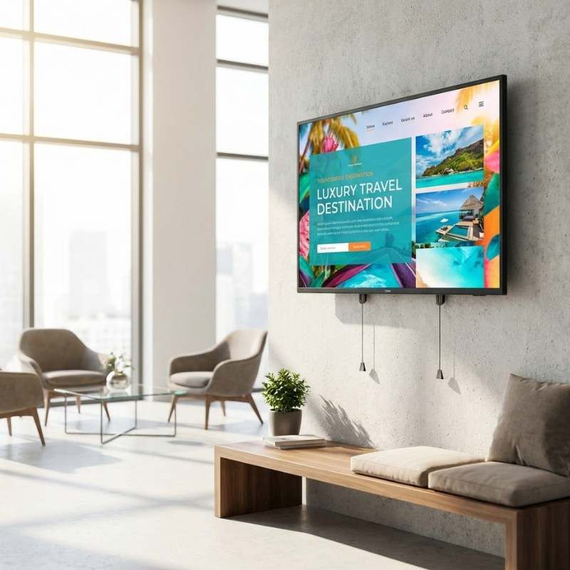 Pack écran iiyama ProLite LH4360UHS 43'' + Support mural Vision VFM-W4X4