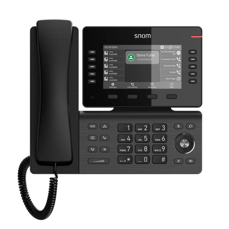 Snom D815WB Téléphone IP Noir Wifi