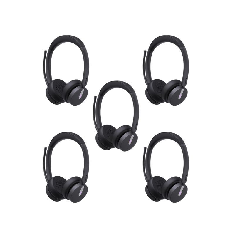 Pack 5 casques sans fil Yealink WH64 Duo MS