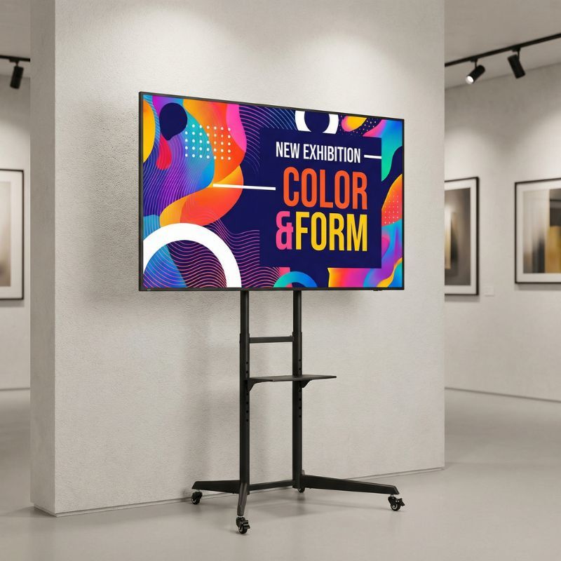 Pack écran 4K BenQ SL4304 43'' + support mobile Neomounts