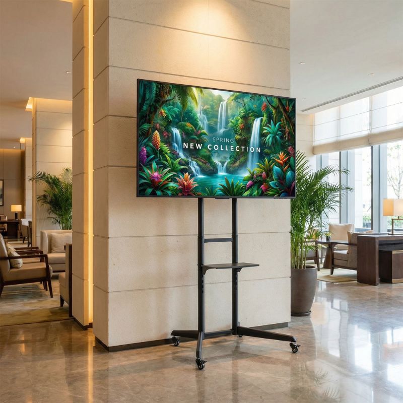 Pack écran 4K Samsung QMC 55" + support mobile Neomounts