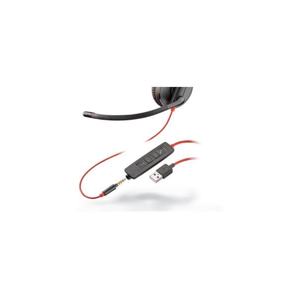 Câble Jack femelle vers USB Plantronics Blackwire