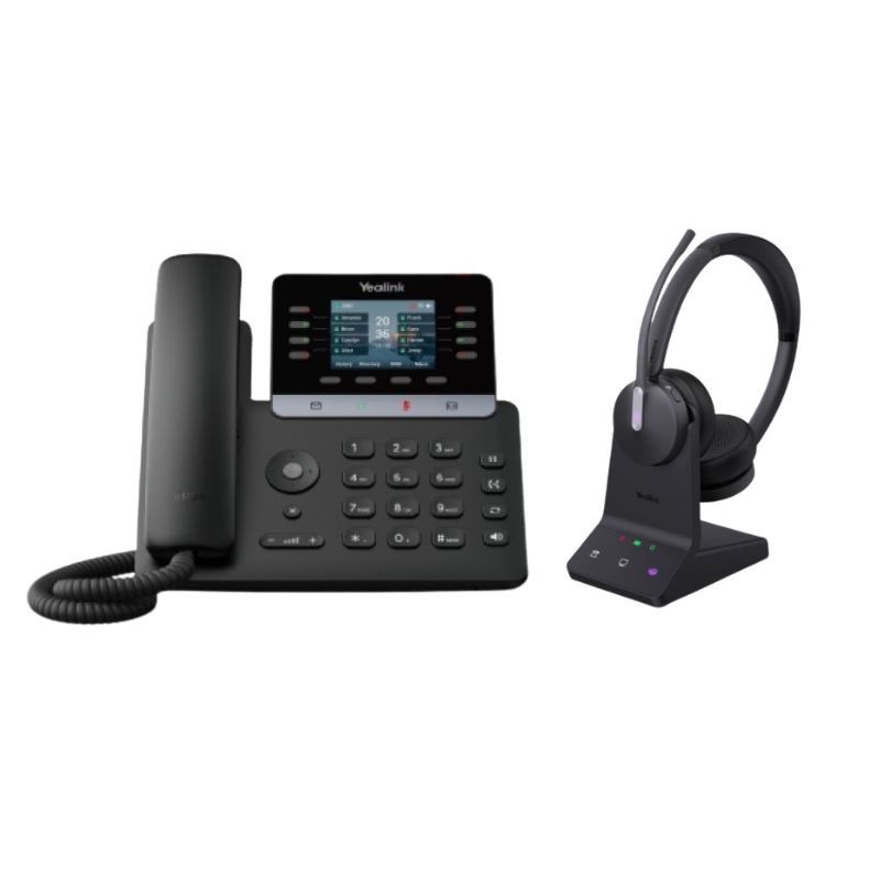 Pack téléphone IP Yealink T73W + Casque DECT WH64 Duo