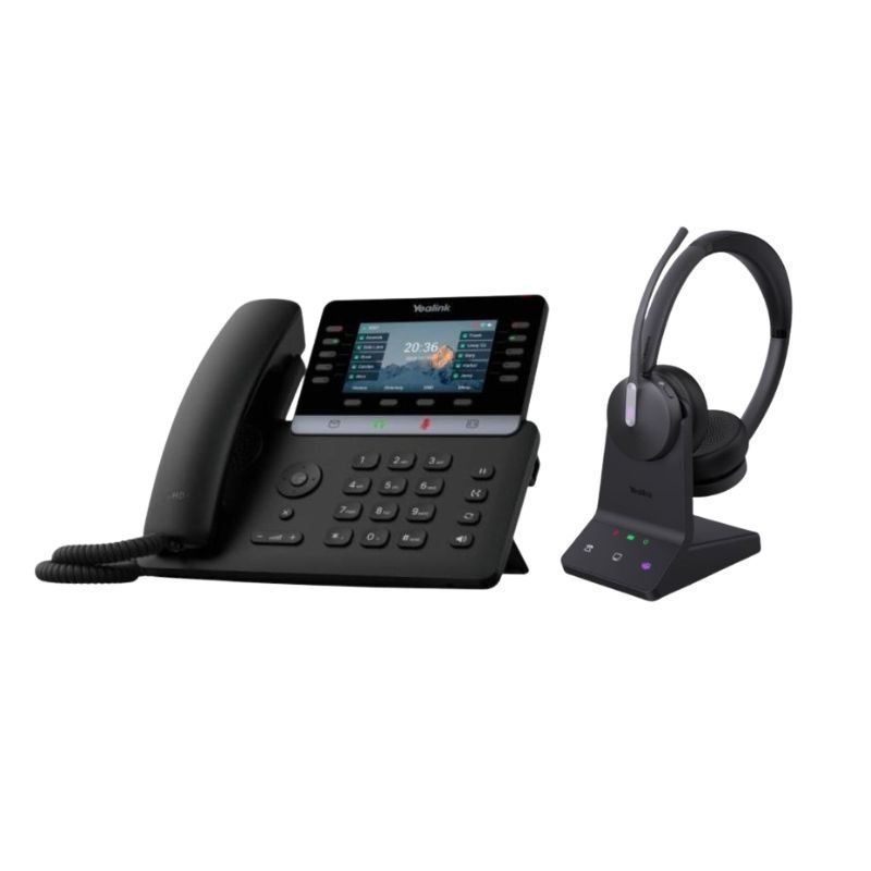 Pack téléphone Yealink SIP-T74U + Casque DECT WH64 Duo