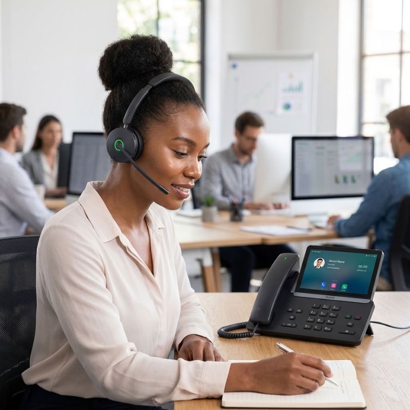 Pack téléphone Yealink T88W Pro + Casque UC WH68 workstation
