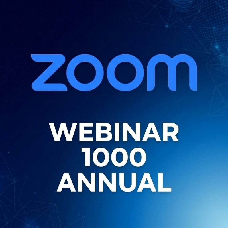 Zoom Webinar 1000 Licence Annuelle