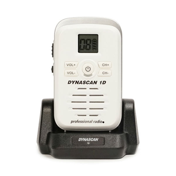 Dynascan Talkie Walkie 1D Blanc | Talkies Walkies robustes