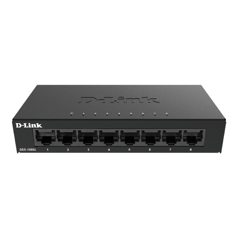 D-Link DGS-108GL/E Switch Gigabit 8 Ports