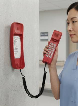 Téléphone fixe H2U Rouge - Onedirect Téléphone fixe H2U Rouge - Onedirect