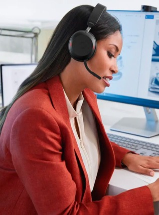 Jabra Evolve2 75 USB-A MS + Socle