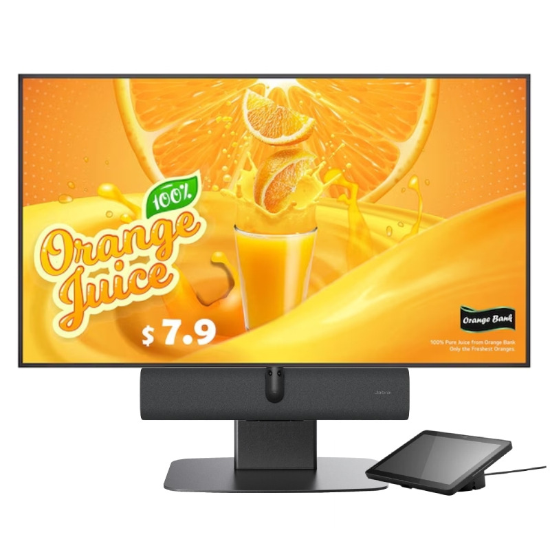 Kit visio Jabra PanaCast 40 VBS + LG 43UH5Q-E + support