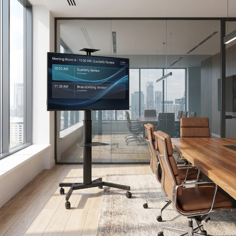 Pack écran 4K iiyama ProLite LH4360UHS-B2AG 43'' + support mobile Vision VFM-F19