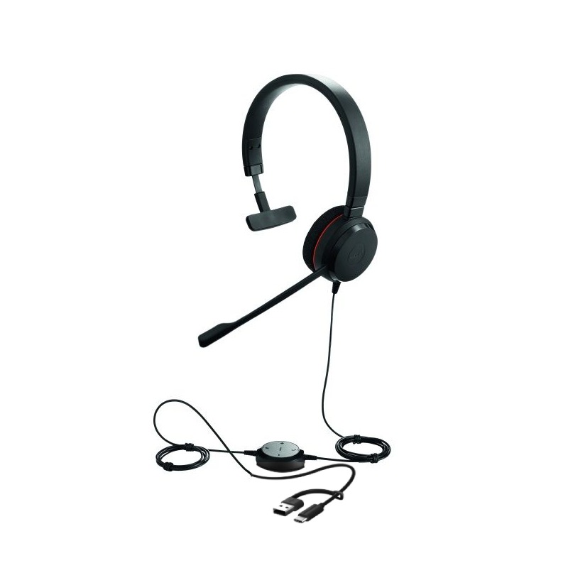 Jabra Evolve 20 MS Mono USB C/A