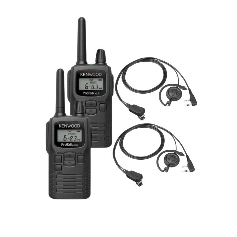 Pack 2x Kenwood PKT-300E + 2x kits earloop